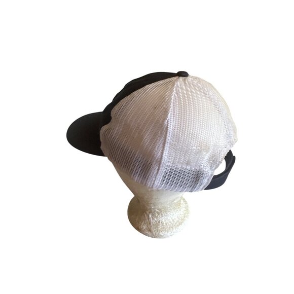 Lake Gage Angola IN Embroidered Trucker Hat Cap America Navy & White Adjustable - Picture 3 of 6